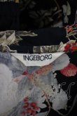 画像6: INGEBORG / 琵琶ベリー薔薇ブーケプリントワンピース  黒 T-25-08-24-018-LO-OP-SA-ZT (6)