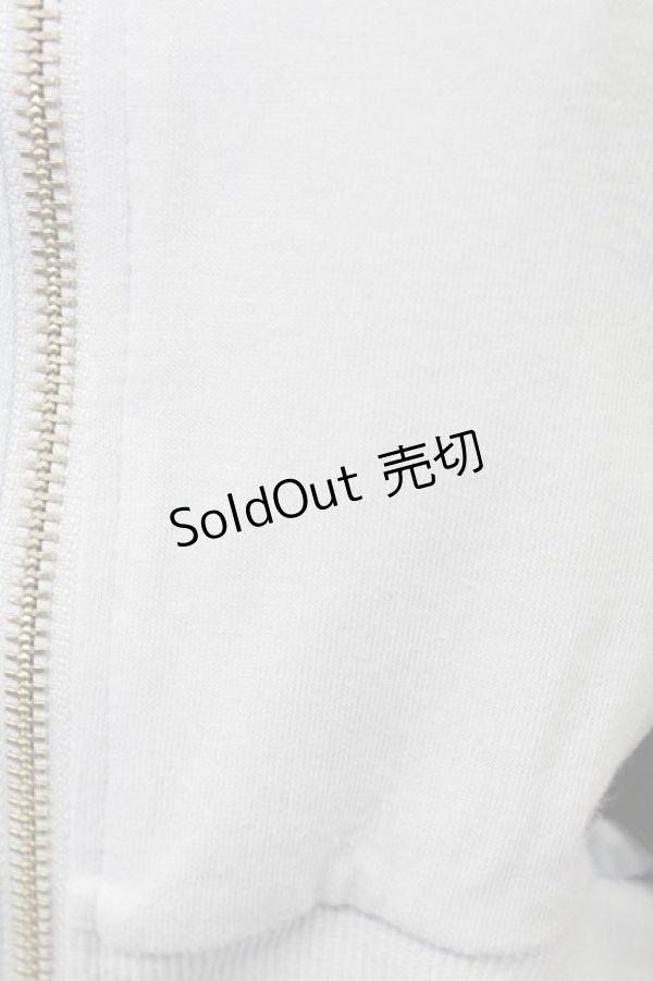 画像6: Ank Rouge / ロゴ刺しゅうキラキラショートパーカー  サックス T-25-08-25-005-CA-TO-SA-ZI (6)