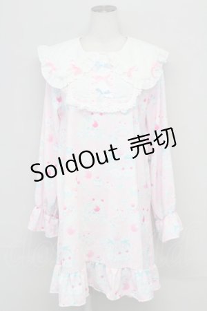画像: ACDC RAG / ホイップネコ ワンピース  ピンク T-25-08-25-013-PU-OP-SA-ZT