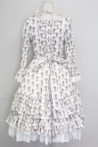 画像2: ATELIER PIERROT / Rosy Bouquet Dress 1 ライトグレー T-25-08-25-016-EL-OP-SA-ZT (2)
