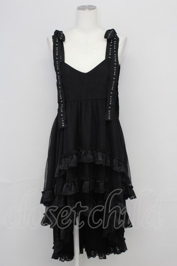 画像1: MAJOH / MAJESTIC DOLL DRESS  黒 T-25-08-25-017-LO-OP-SA-ZT (1)