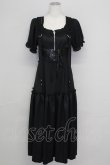 画像1: MR corset / コルセットデザインワンピース  黒 T-25-08-25-019-PU-OP-SA-ZT (1)