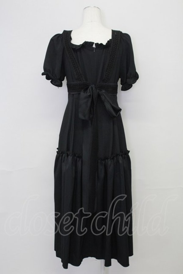 画像2: MR corset / コルセットデザインワンピース  黒 T-25-08-25-019-PU-OP-SA-ZT (2)