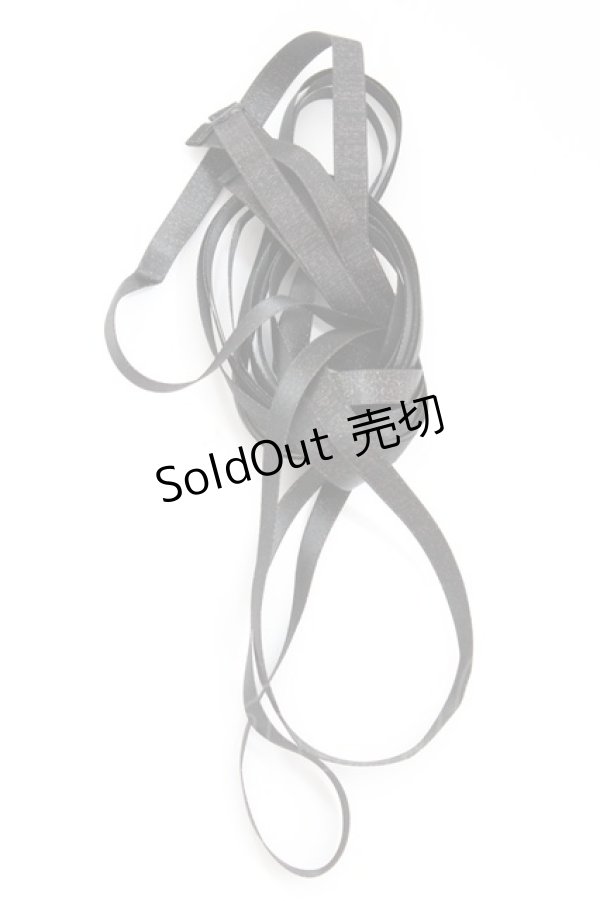 画像6: BerryQ / 乙女のメヌエット サテンヒールパンプス 37 ブラック T-25-08-27-020-LO-SH-SA-ZI (6)