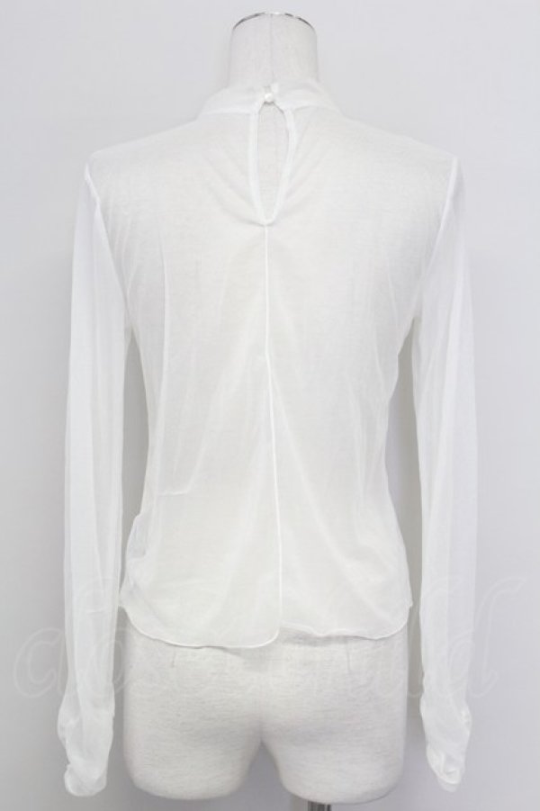 画像2: axes femme POETIQUE / チョーカーデザインシアープルオーバー M ホワイト T-25-08-27-002-AX-TO-SA-ZI (2)