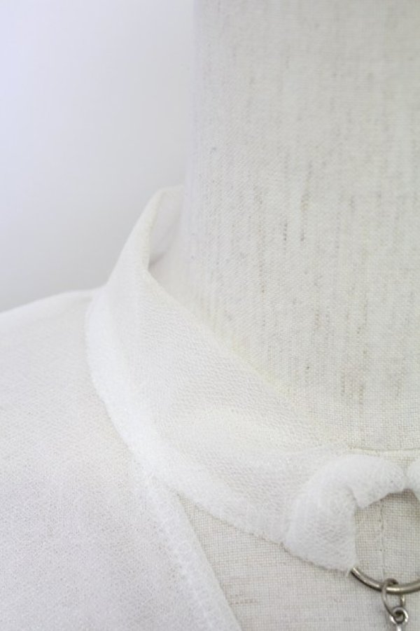 画像3: axes femme POETIQUE / チョーカーデザインシアープルオーバー M ホワイト T-25-08-27-002-AX-TO-SA-ZI (3)