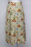 画像2: INGEBORG / 絵画フラワープリントスカート  ベージュ T-25-08-30-038-LO-SK-SA-ZS (2)