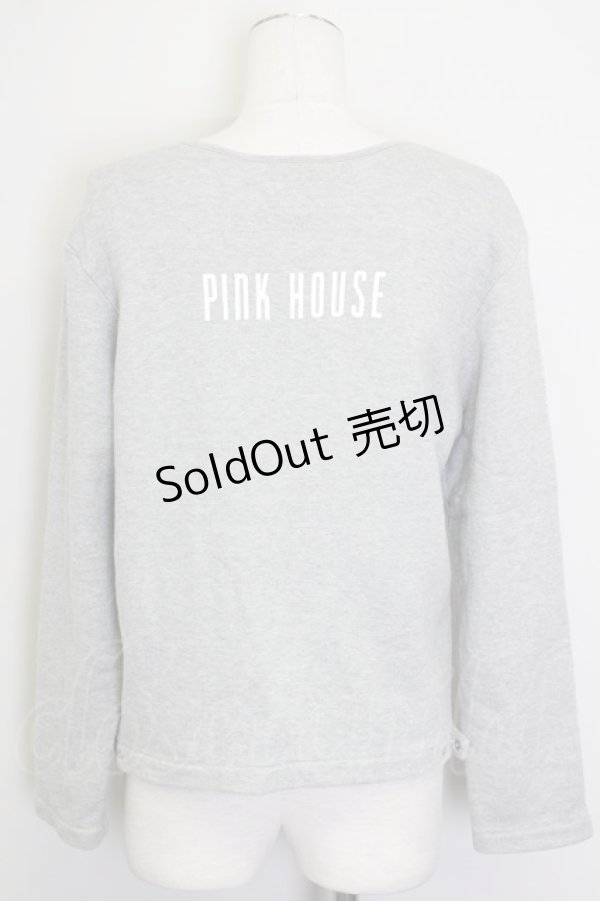 画像2: INGEBORG / スウェットカーディガン  グレー T-25-08-30-020-LO-TO-SA-ZI (2)