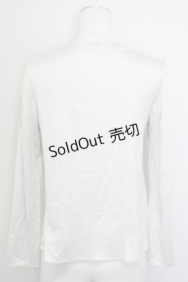 画像2: INGEBORG / カメリアワッペン刺繍デザインカットソー  グレー T-25-08-30-022-LO-TO-SA-ZI (2)