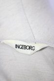 画像3: INGEBORG / カメリアワッペン刺繍デザインカットソー  グレー T-25-08-30-022-LO-TO-SA-ZI (3)