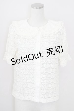 画像: m petit by misako / AM*ハート透かしニットカーディガン M 黒 T-25-09-05-001-LO-TO-SA-ZI