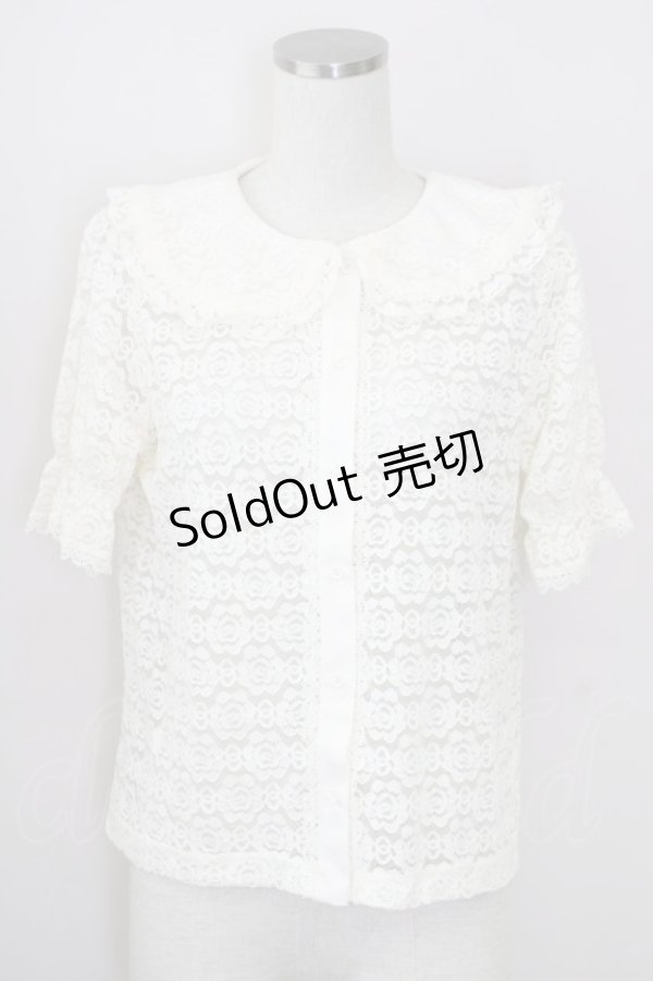 画像1: m petit by misako / AM*ハート透かしニットカーディガン M 黒 T-25-09-05-001-LO-TO-SA-ZI (1)