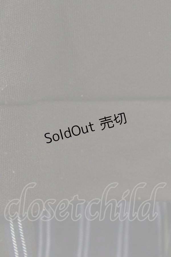 画像8: axes femme / フード付チュニックワンピース M ブラック×ネイビー T-25-09-05-018-AX-OP-SA-ZI (8)