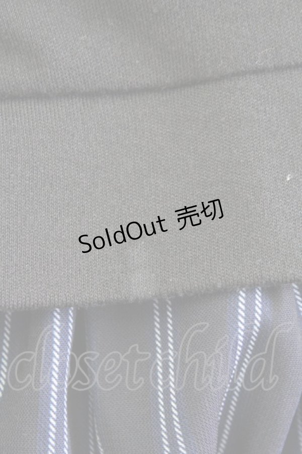 画像9: axes femme / フード付チュニックワンピース M ブラック×ネイビー T-25-09-05-018-AX-OP-SA-ZI (9)