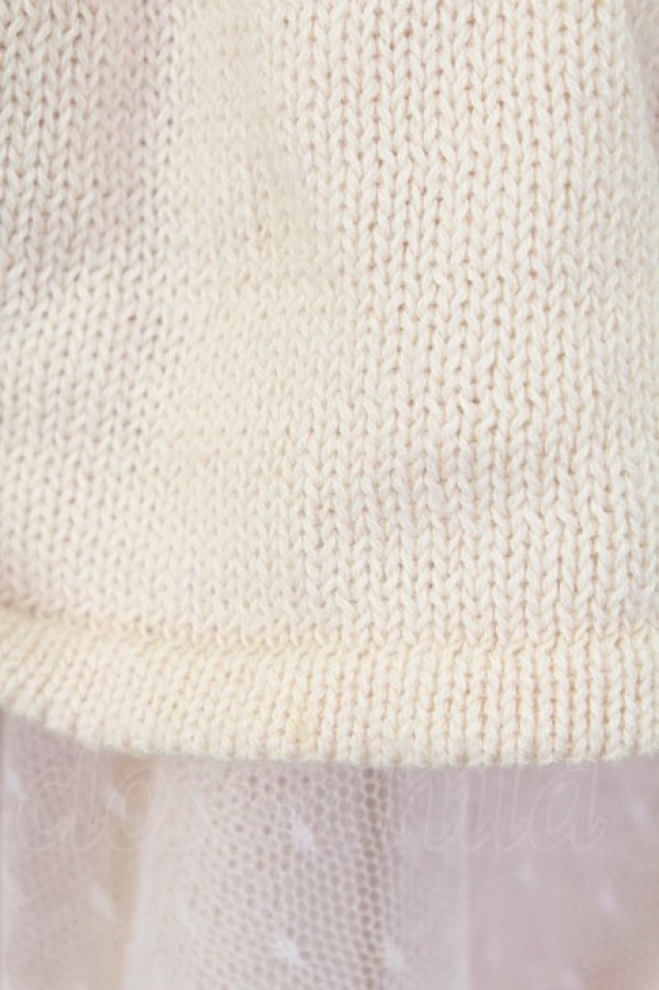 画像6: LIZ LISA / チュール重ねニットスカート  ベージュ T-25-09-05-020-LO-SK-SA-ZI (6)