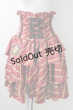 画像: ATELIER PIERROT / ハリー・ポッター フリルコルセットスカート  グリフィンドール T-25-09-05-021-EL-SK-SA-ZI