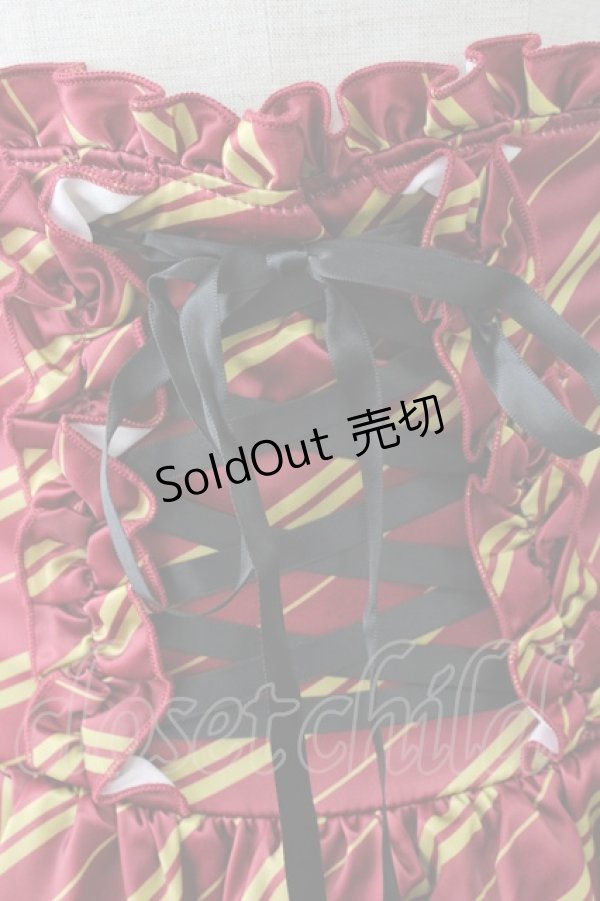 画像4: ATELIER PIERROT / ハリー・ポッター フリルコルセットスカート  グリフィンドール T-25-09-05-021-EL-SK-SA-ZI (4)