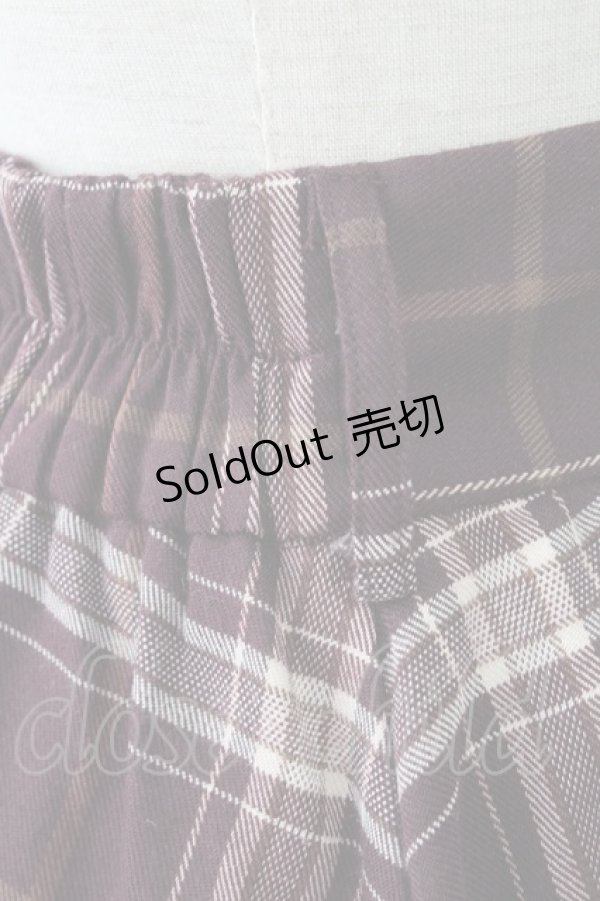 画像4: axes femme / ベルト付クラシカルスカート  ブラウン T-25-09-05-022-AX-SK-SA-ZI (4)