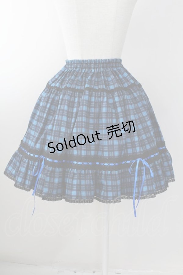 画像2: Moonrise Theater / Lyra Skirt  青チェック T-25-09-05-023-LO-SK-SA-ZI (2)