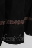 画像3: axes femme POETIQUE / ロゴ刺繍プリーツスカート M ブラック T-25-09-05-025-AX-SK-SA-ZI (3)