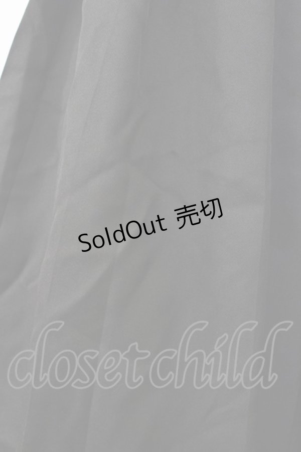 画像5: axes femme POETIQUE / ロゴ刺繍プリーツスカート M ブラック T-25-09-05-025-AX-SK-SA-ZI (5)