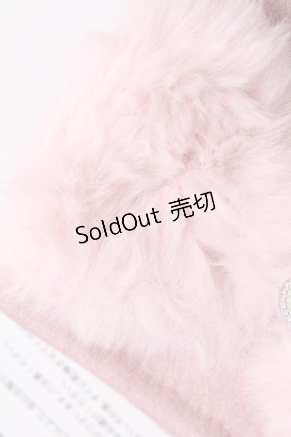 画像5: m petit by misako / AMリボンパールツキグローブ  中桃 T-25-09-05-027-LO-ZA-SA-ZI (5)