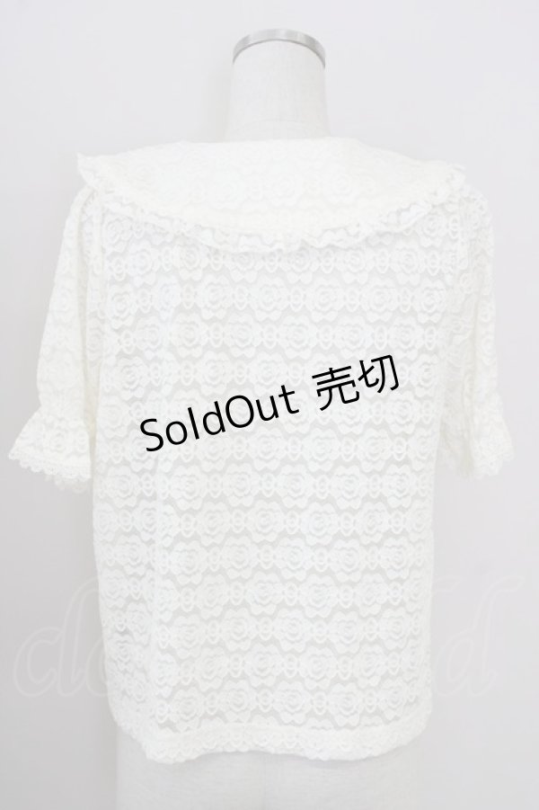 画像2: m petit by misako / AM*ハート透かしニットカーディガン M 黒 T-25-09-05-001-LO-TO-SA-ZI (2)