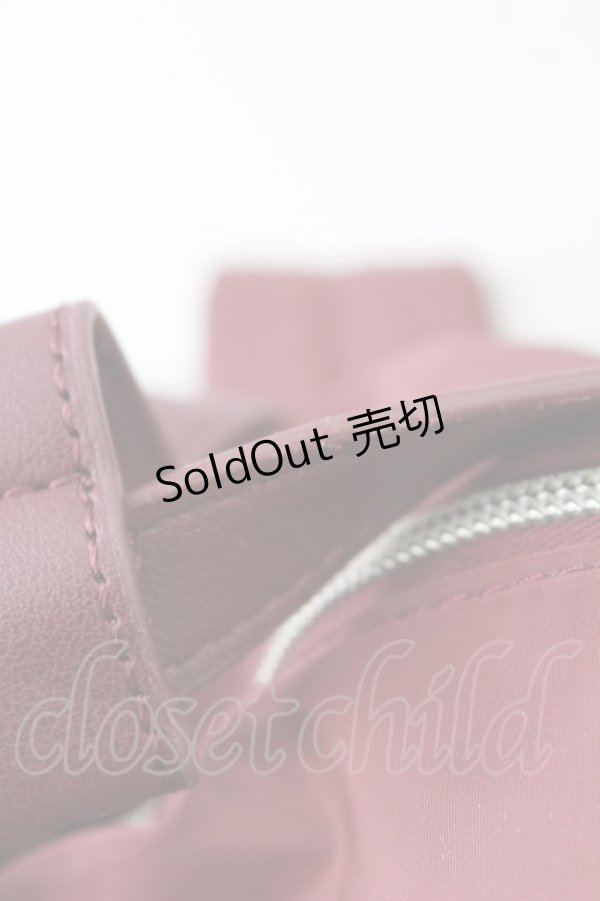 画像6: m petit by misako / AMリボンチャームツキリュックサック  濃赤 T-25-09-05-030-LO-BG-SA-ZI (6)