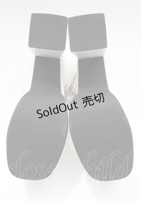 画像4: Me roir / エナメルパールリボンシューズ L 白 T-25-09-05-031-LO-SH-SA-ZI (4)