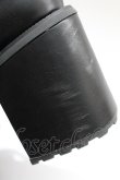 画像5: YOSUKE / ダブルベルトブーツ 24.5CM 黒 T-25-09-05-032-PU-SH-SA-ZT (5)