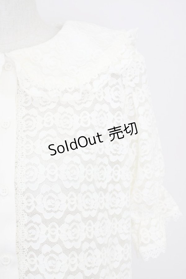 画像3: m petit by misako / AM*ハート透かしニットカーディガン M 黒 T-25-09-05-001-LO-TO-SA-ZI (3)