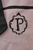 画像6: axes femme POETIQUE / リボン付エンブレム刺繍BL M ラベンダー T-25-09-05-005-AX-BL-SA-ZI (6)