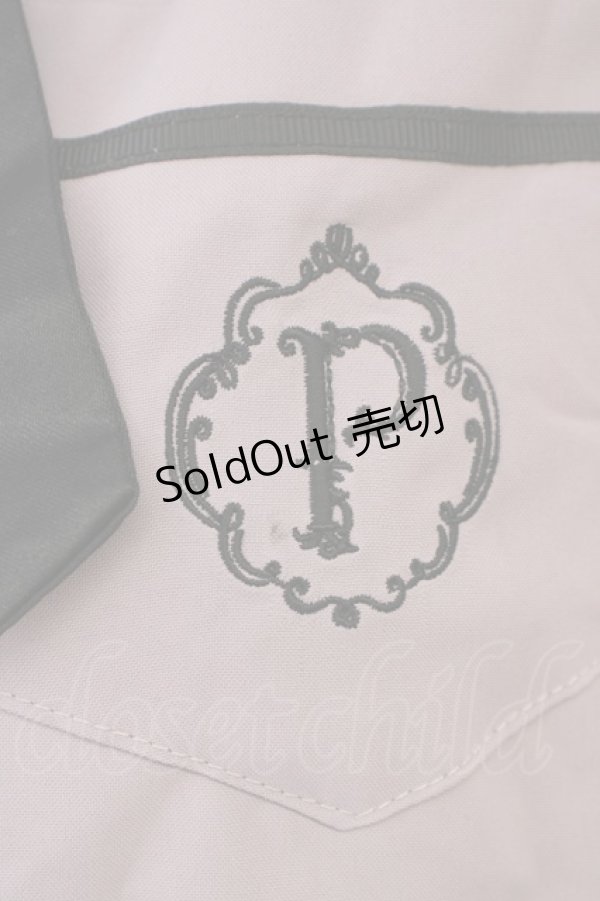 画像6: axes femme POETIQUE / リボン付エンブレム刺繍BL M ラベンダー T-25-09-05-005-AX-BL-SA-ZI (6)