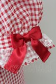 画像4: Angelic Pretty / ギンガムはしごレースブラウス  赤ｘ白チェック T-25-09-05-013-AP-BL-SA-ZI (4)