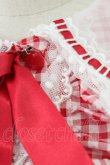 画像6: Angelic Pretty / ギンガムはしごレースブラウス  赤ｘ白チェック T-25-09-05-013-AP-BL-SA-ZI (6)