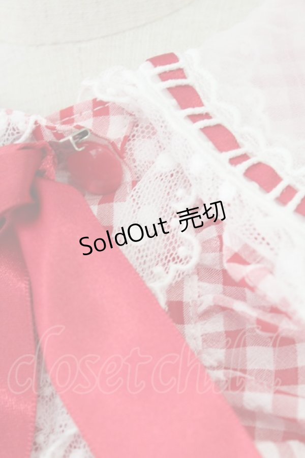 画像6: Angelic Pretty / ギンガムはしごレースブラウス  赤ｘ白チェック T-25-09-05-013-AP-BL-SA-ZI (6)