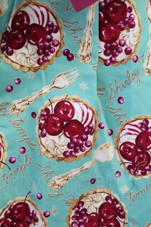 画像6: Shirley Temple / タルトプリントジャンパースカート 154〜162cm ミント T-25-09-05-014-ET-OP-SA-ZI (6)