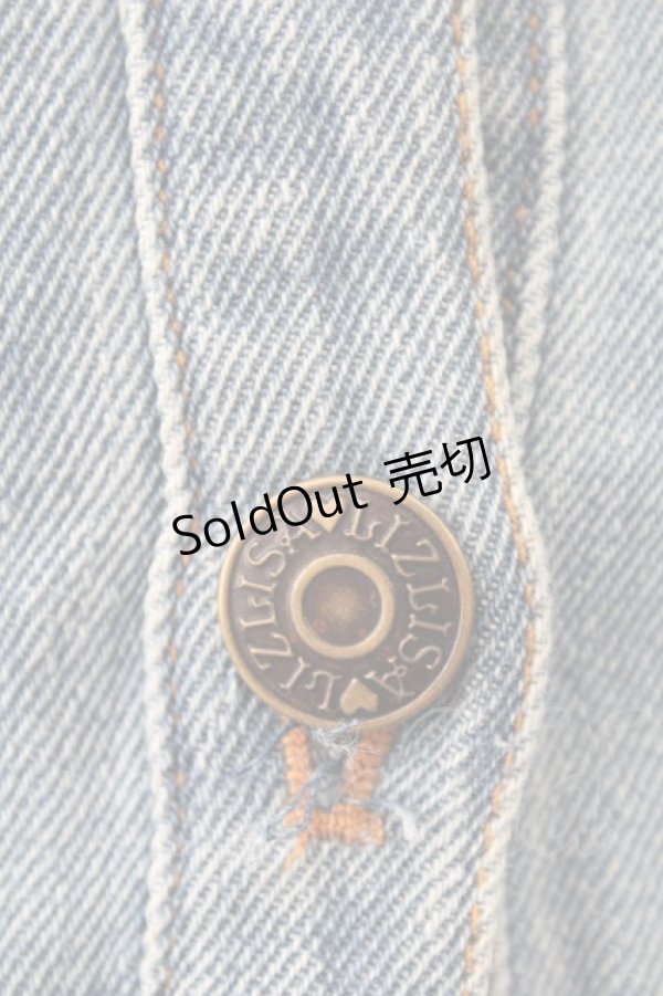 画像6: LIZ LISA / フリルデニムジャンスカ  青 T-25-09-05-015-LO-OP-SA-ZI (6)