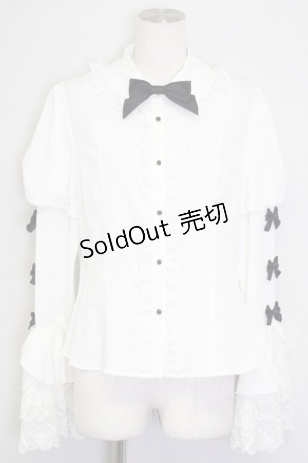 画像1: To Alice / ヴィンテージドールブラウス L 白 T-25-09-10-001-LO-BL-SA-ZI (1)