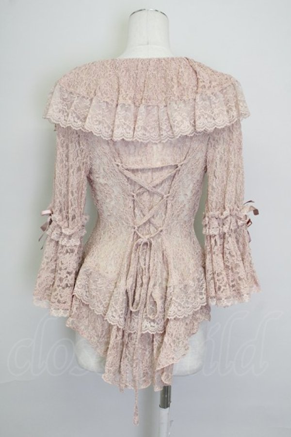 【完売品】【美品】pois ブラウスT ピンク 完売品】【美品】pois ブラウスT ピンク M7days(エムセブン