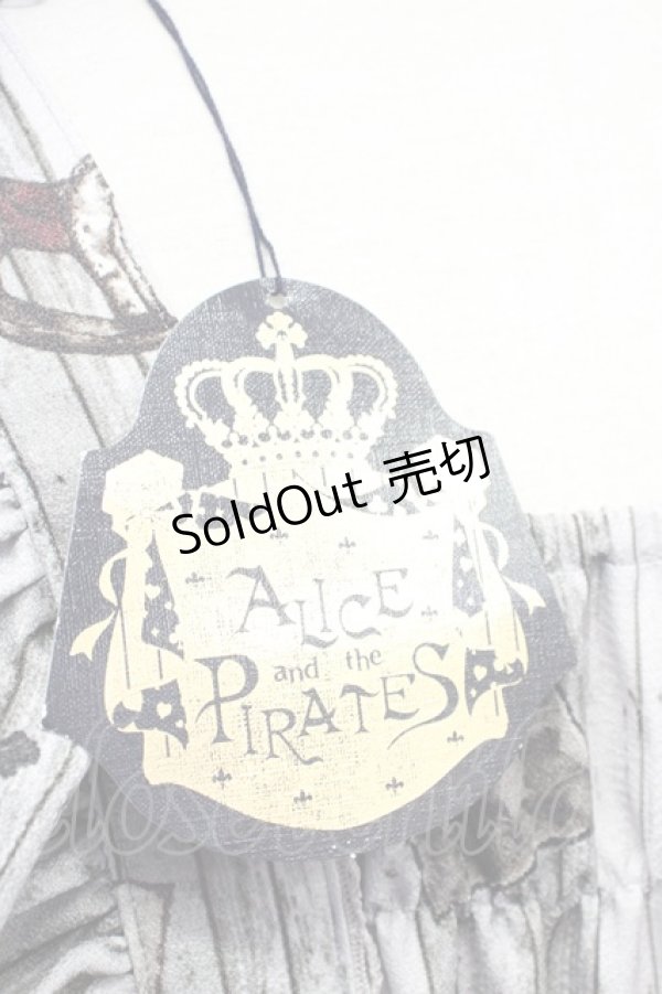 画像8: ALICE and the PIRATES / Quiet toys room〜あの子と遊んだあの日々を〜柄ジャンパースカートI  グレー×紺 T-25-09-10-022-PA-OP-SA-ZI (8)