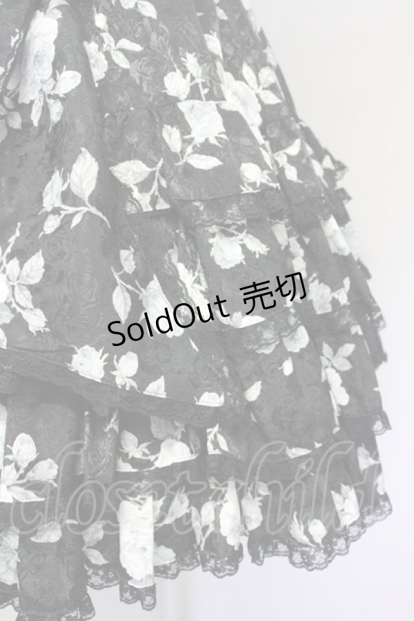 画像4: metamorphose / プロムナードミニウェディングジャンパースカート  黒 T-25-09-10-025-ME-OP-SA-ZI (4)