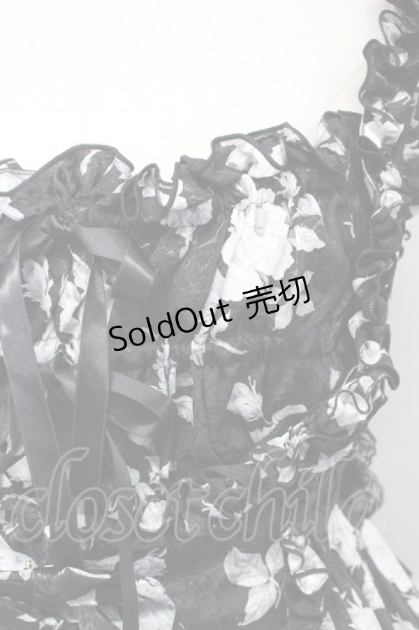 画像6: metamorphose / プロムナードミニウェディングジャンパースカート  黒 T-25-09-10-025-ME-OP-SA-ZI (6)