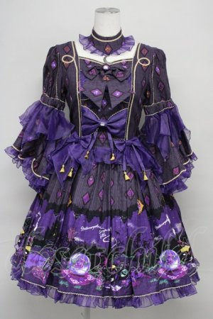 画像: metamorphose / 魔女の森ラッパ袖ワンピース  バイオレット T-25-09-10-026-ME-OP-SA-ZT