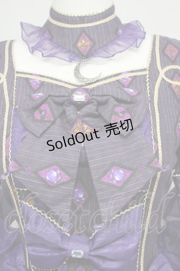 画像5: metamorphose / 魔女の森ラッパ袖ワンピース  バイオレット T-25-09-10-026-ME-OP-SA-ZI (5)