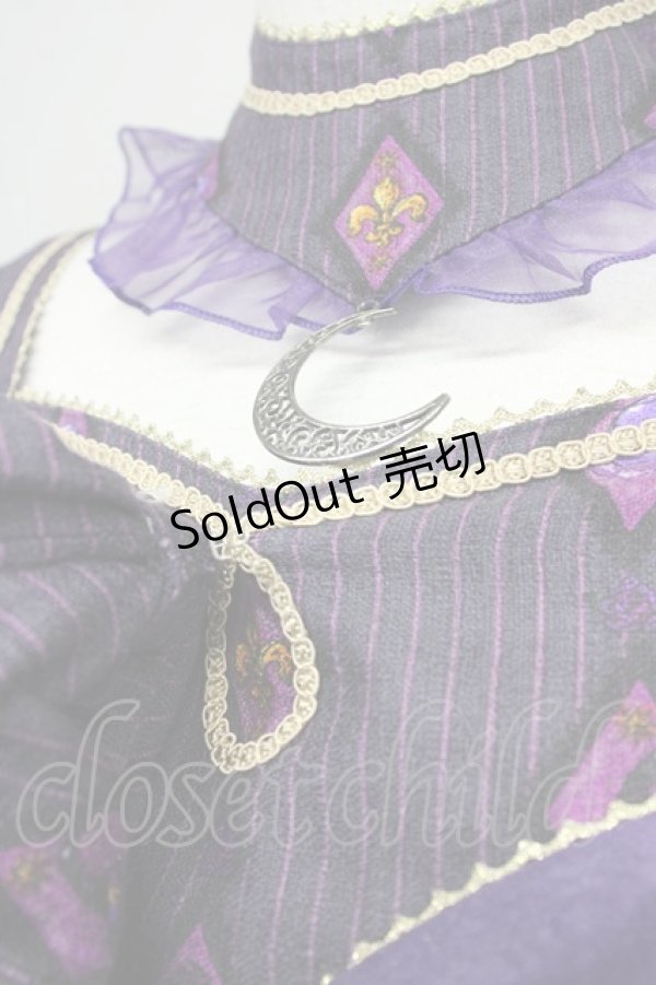 画像6: metamorphose / 魔女の森ラッパ袖ワンピース  バイオレット T-25-09-10-026-ME-OP-SA-ZI (6)