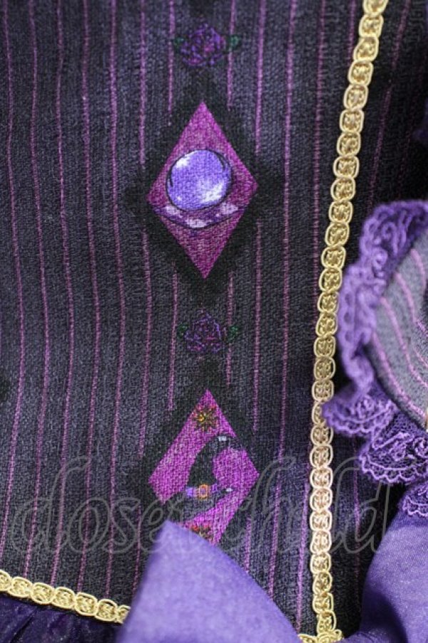 画像13: metamorphose / 魔女の森フリルジャンパースカート  バイオレット T-25-09-10-027-ME-OP-SA-ZI (13)