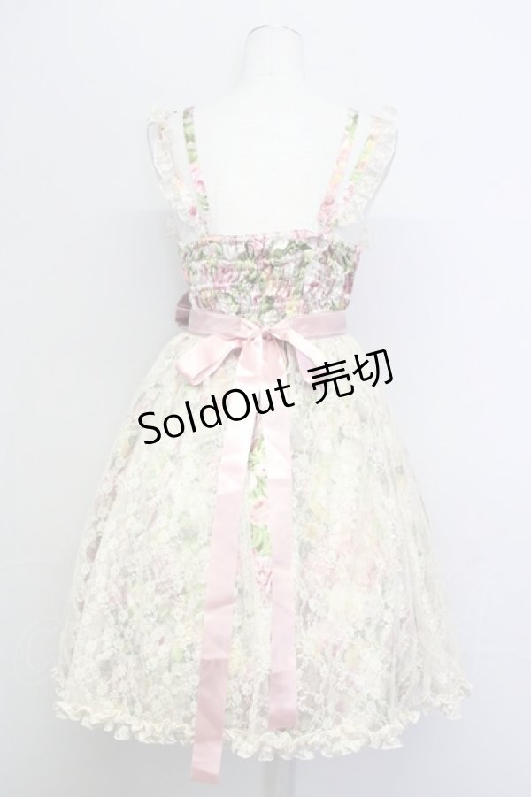 画像2: metamorphose / Gardenティータイムジャンパースカートセット  ピンク T-25-09-10-029-ME-OP-SA-ZI (2)