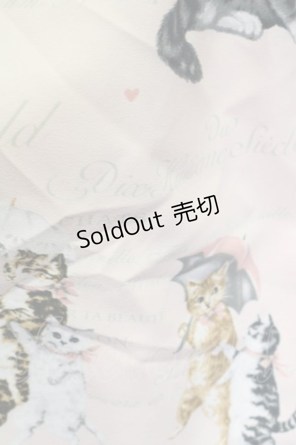 画像5: Innocent World / アンティークキャットスカート  ピンク T-25-09-10-033-IW-SK-SA-ZI (5)