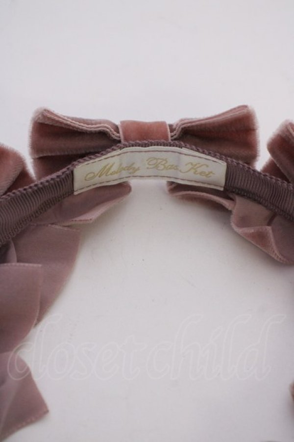 画像3: Melody BasKet / リボンいっぱいカチューシャ  ピンク T-25-09-10-036-LO-AC-SA-ZI (3)